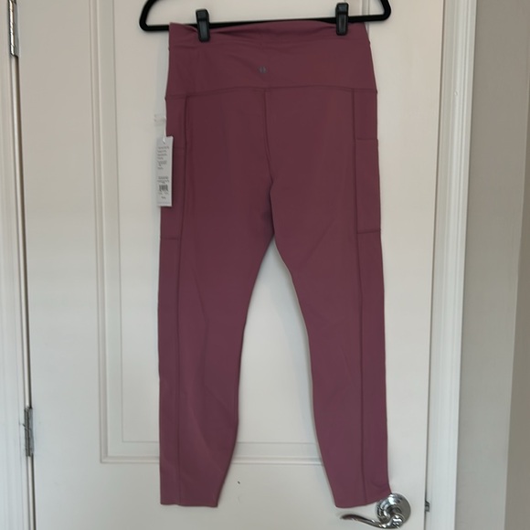 TAVI Activewear 7/8 Tie Waist Pocket Tight / leggings XL Berry - Picture 3 of 4